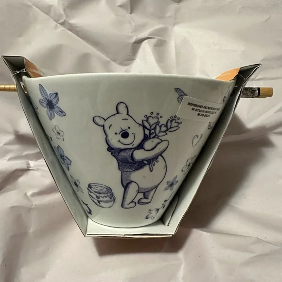 Disney Winnie The Pooh Blue Dreams Noodle Bowl - Picture 1 of 6